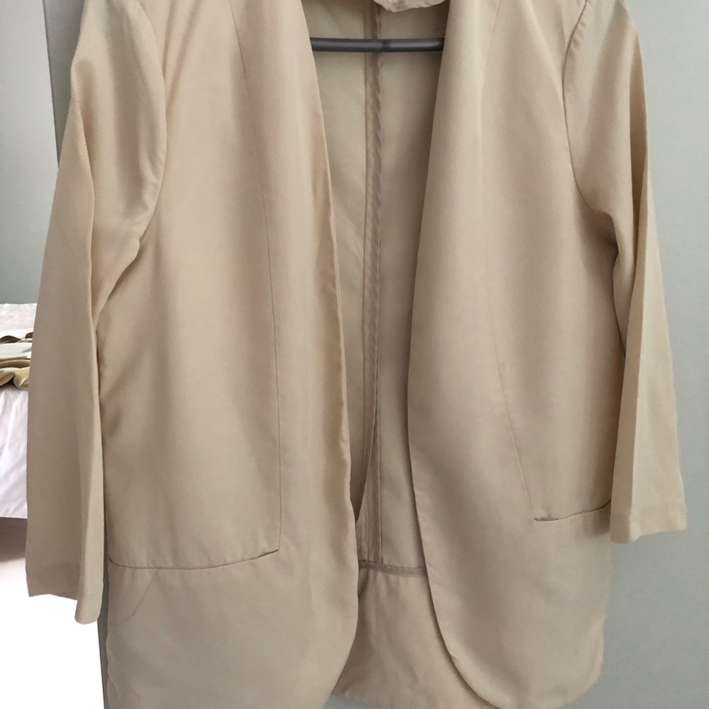 Casual Beige Blazer